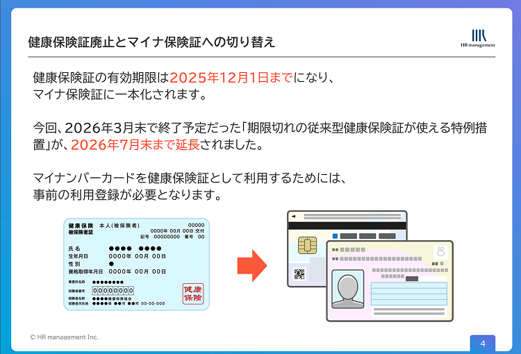 マイナ保険証の切り替えについて