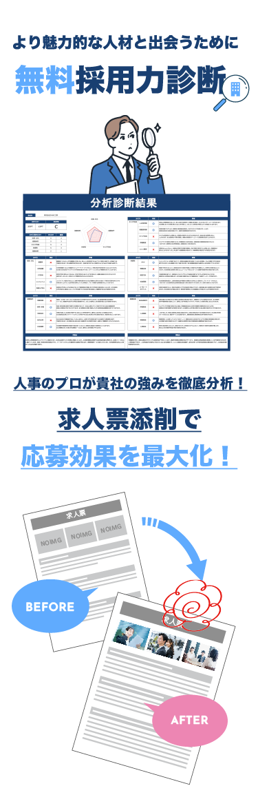 無料採用力診断